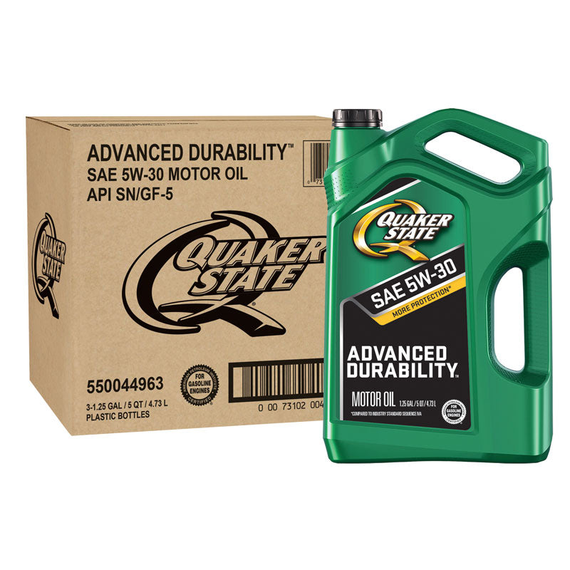 Quaker State Advanced Durability 5W-30 - 3/5Q – Major Brands Oil