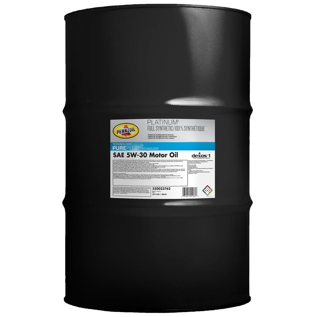 PENNZOILドラム缶 Pennzoil Platinum Full Synthetic 5W-30 - 55gal Drum – Major Brands Oil