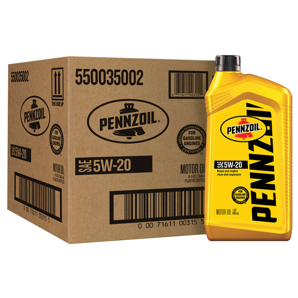 Pennzoil 5W-20 Motor Oil - 12/1QT
