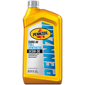 Pennzoil Platinum Euro AV Full Synthetic 5W-30 - 6/1QT