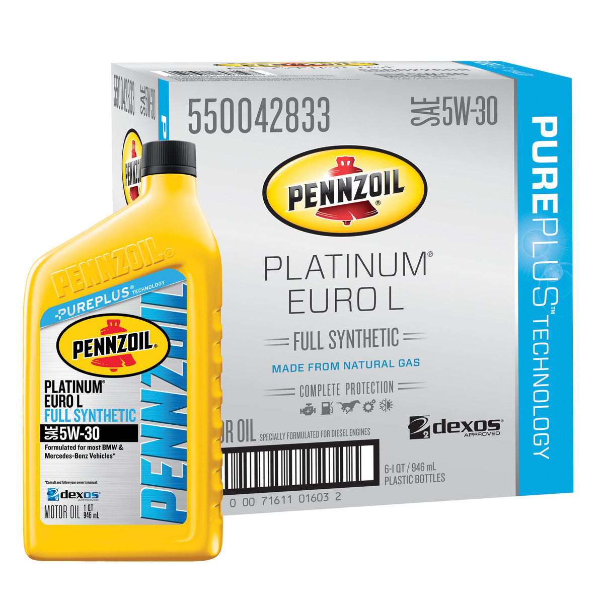 PENNZOIL PLAT SYN EURO L 5W306/1Q Major Brands Oil