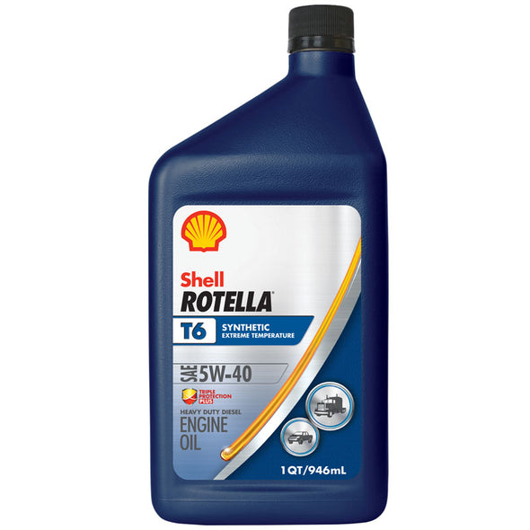 SHELL ROTELLA T6 SYNTHETIC 5W40 -6/1Q
