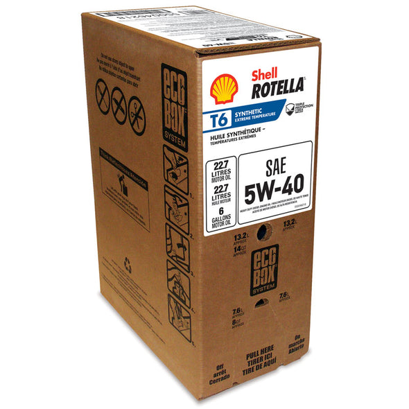 SHELL ROTELLA T6 SYNTHETIC 5W40-24/1QE