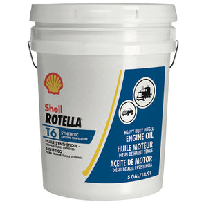 SHELL ROTELLA T6 SYNTHETIC 0W40-5G